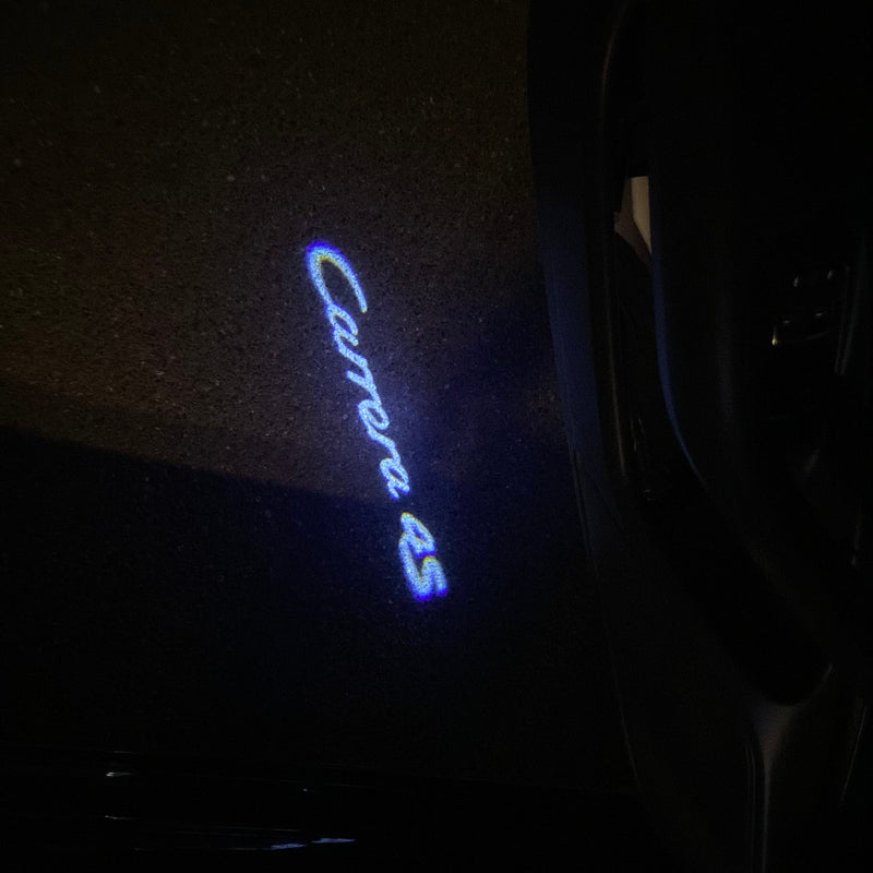 PORSCHE Carrera  LOGO PROJECTOT LIGHTS Nr.8080 (quantity  1 =  2 Logo Film /  2 door lights)