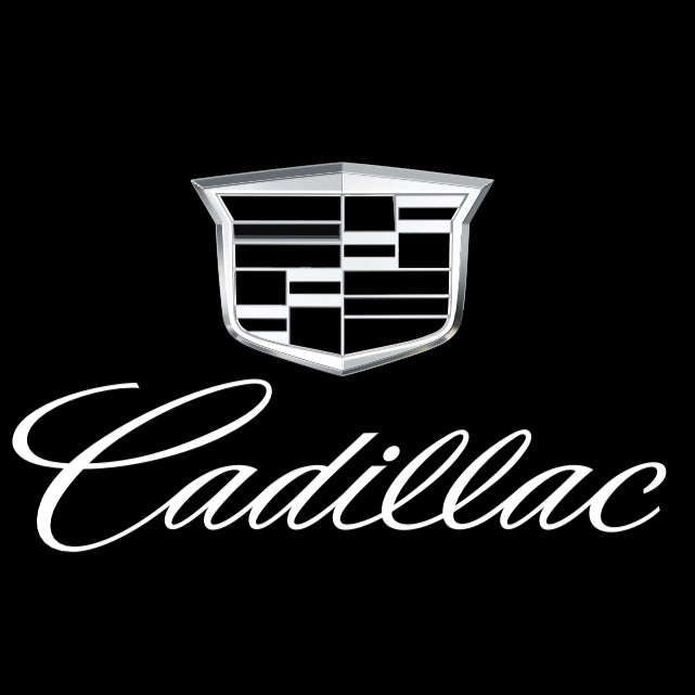 CADILLAC ORIGINAL LOGO PROJECTOT LIGHTS Nr.2610 (quantity 1 = 2 Logo Films /2 door lights）