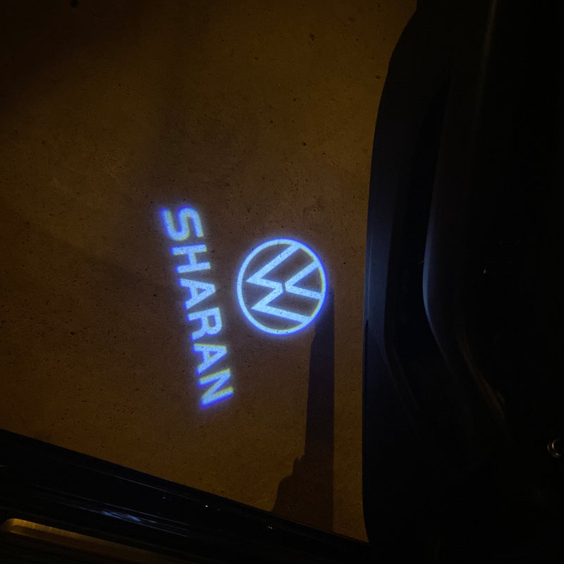 Volkswagen Door lights Sharan Logo  Nr. 1IJ2K9 (quantity 1 = 2 Logo Films /2 door lights）