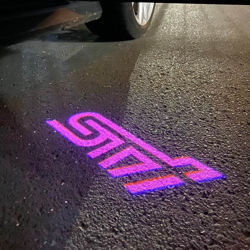 SUBARU  STI   LOGO PROJECROTR LIGHTS Nr.03 (quantity 1 = 1 sets/2 door lights)