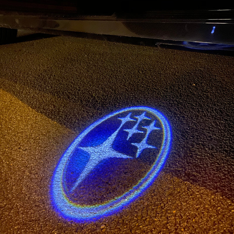 SUBARU Original LOGO PROJECROTR LIGHTS Nr.03 (quantity 1 = 1 sets/2 door lights)