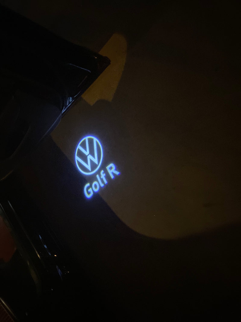 Volkswagen Door lights E GOLF Logo  Nr. 1IJ2K9 (quantity 1 = 2 Logo Films /2 door lights）