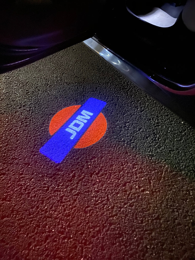 JDM LOGO PROJECTOT LIGHTS Nr.15 (quantity 1 = 1 sets/2 door lights)