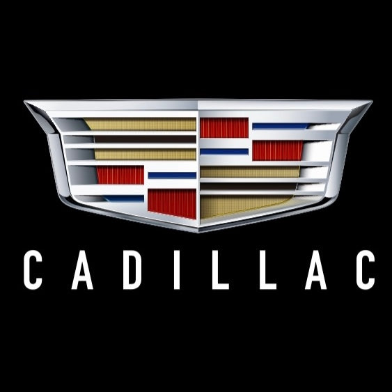 CADILLAC ORIGINAL LOGO PROJECTOT LIGHTS Nr.2607 (quantity 1 = 2 Logo Films /2 door lights）