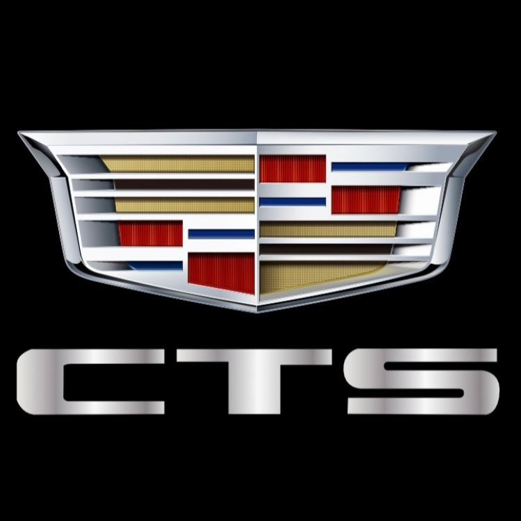 CADILLAC  CTS LOGO PROJECTOT LIGHTS Nr.2640 (quantity 1 = 2 Logo Films /2 door lights）