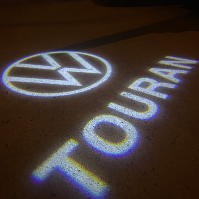 Volkswagen Door lights Touran Logo  Nr. 129 (quantity 1 = 2 Logo Films /2 door lights）