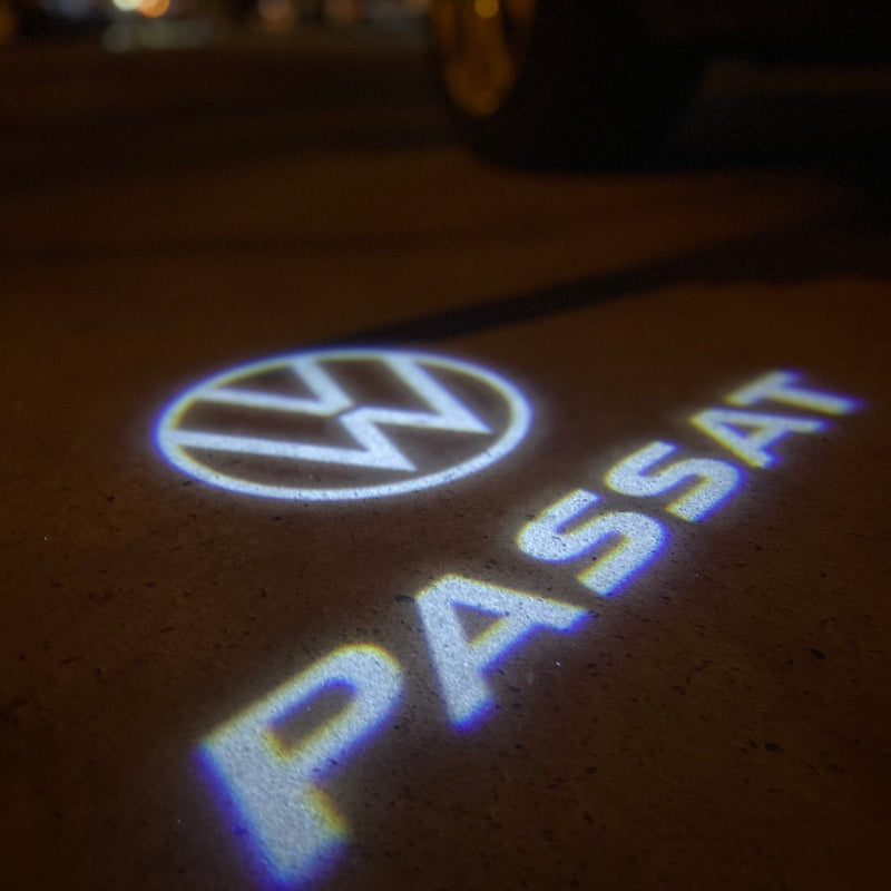 Volkswagen Door lights Passat  Logo  Nr. 2JK9 (quantity 1 = 2 Logo Films /2 door lights）