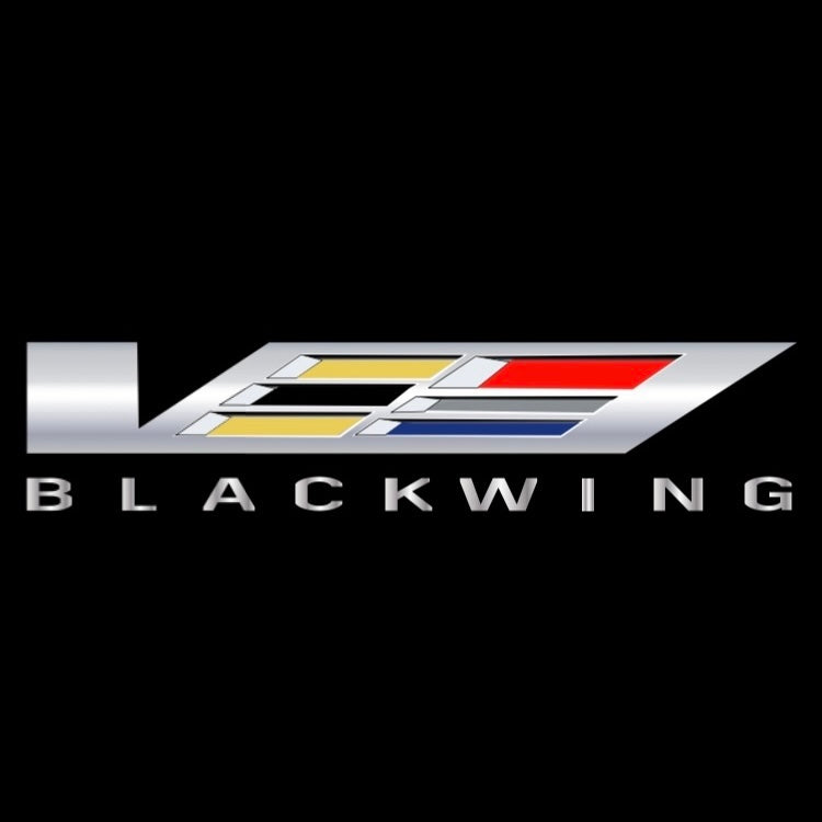 CADILLAC BLACKWING LOGO PROJECTOT LIGHTS Nr.2603 (quantity 1 = 2 Logo Films /2 door lights）