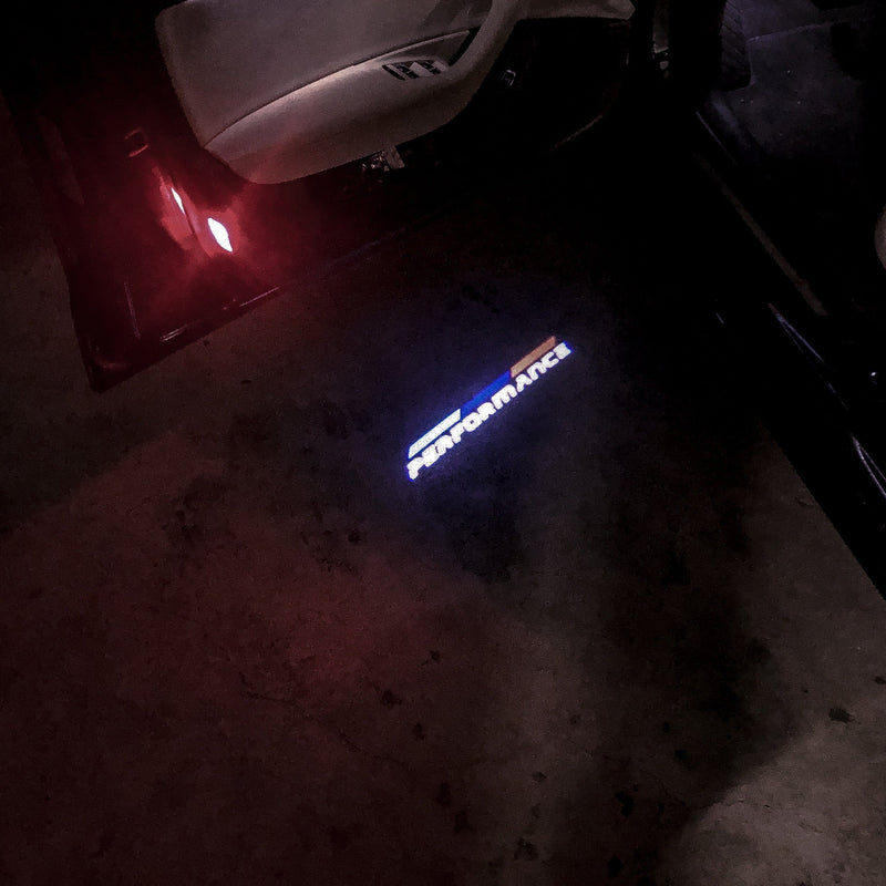 BMW M PERFORMACE  LOGO PROJECTOT LIGHTS Nr.12 (quantity 1 = 1 sets/2 door lights)