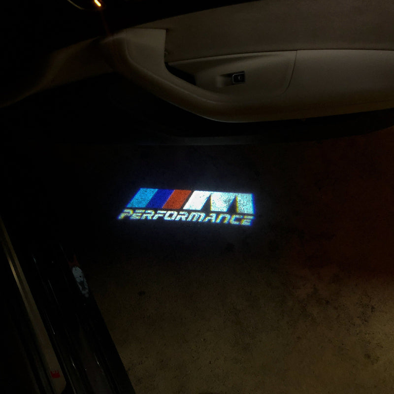 BMW M PERFORMACE  LOGO PROJECTOT LIGHTS Nr.10 (quantity 1 = 1 sets/2 door lights)