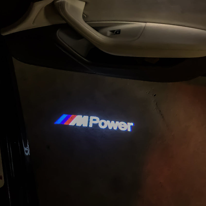 BMW M POWER LOGO PROJECTOT LIGHTS Nr.16 (quantity 1 = 1 sets/2 door lights)