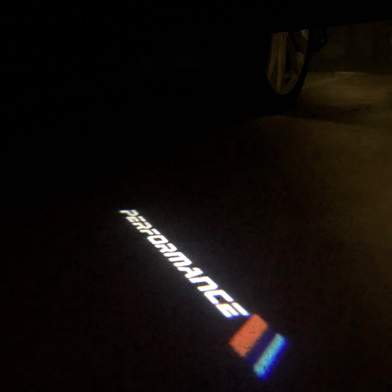 BMW M PERFORMACE  LOGO PROJECTOT LIGHTS Nr.15 (quantity 1 = 1 sets/2 door lights)