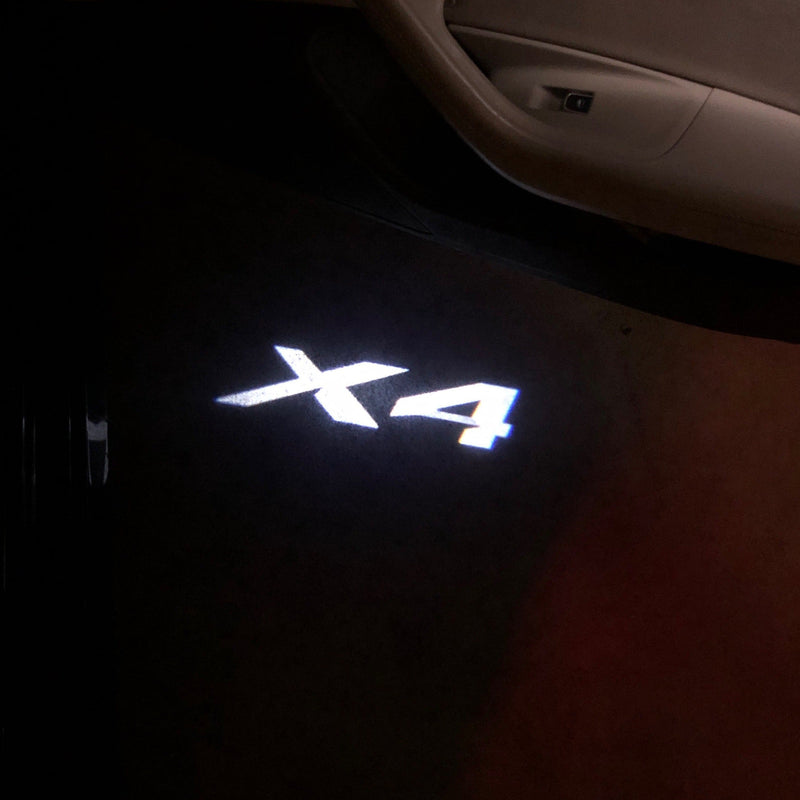 BMW X4 LOGO PROJECTOT LIGHTS Nr.26 (quantity 1 = 1 sets/2 door lights)