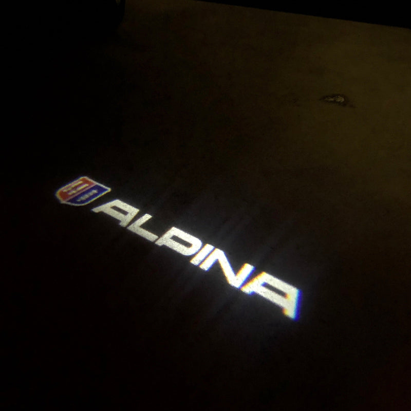 ALPINA LOGO PROJECTOT LIGHTS Nr.06 (quantity 1 = 1 sets/2 door lights)