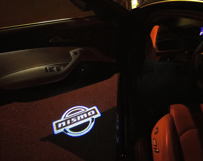 NISMO LOGO PROJECTOT LIGHTS Nr.15 (quantity 1 = 2 Logo Films /2 door lights）