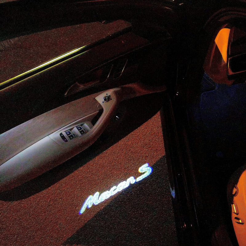 PORSCHE MACAN  LOGO PROJECTOT LIGHTS Nr.21 (quantity  1 =  2 Logo Film /  2 door lights)