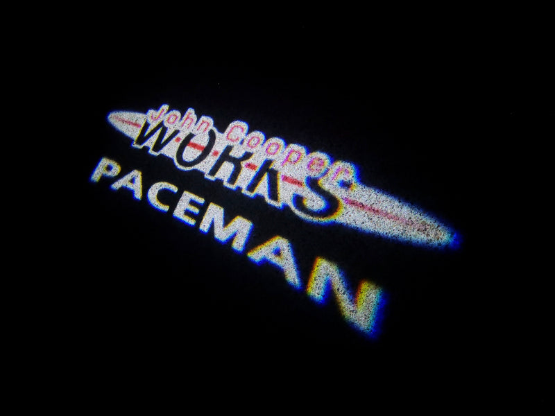 MINI  PACEMAN LOGO PROJECROTR LIGHTS Nr.78 (quantity  1 =  2 Logo Film /  2 door lights)