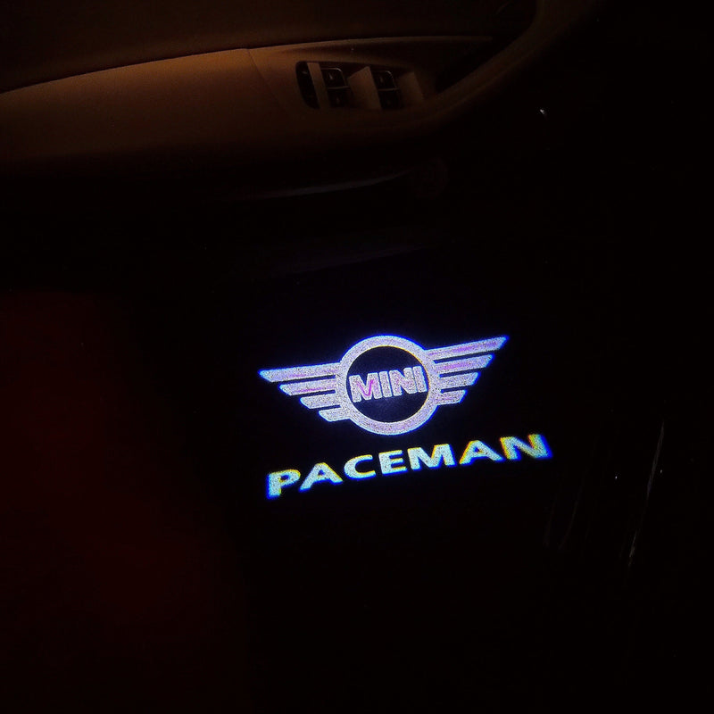 MINI PACEMAN LOGO PROJECROTR LIGHTS Nr.142 (quantity  1 =  2 Logo Film /  2 door lights)