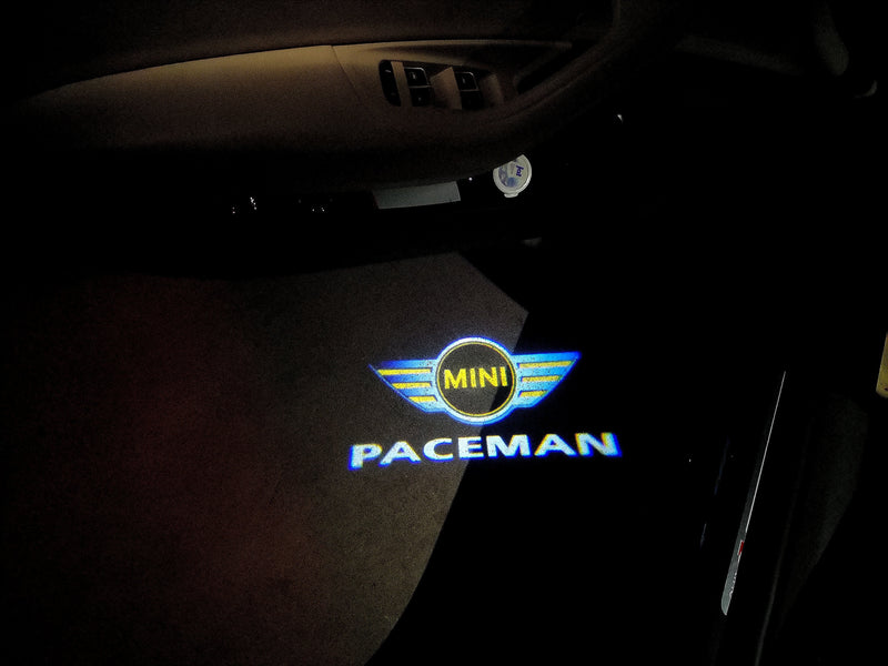 MINI PACEMAN LOGO PROJECROTR LIGHTS Nr.97 (quantity  1 =  2 Logo Film /  2 door lights)