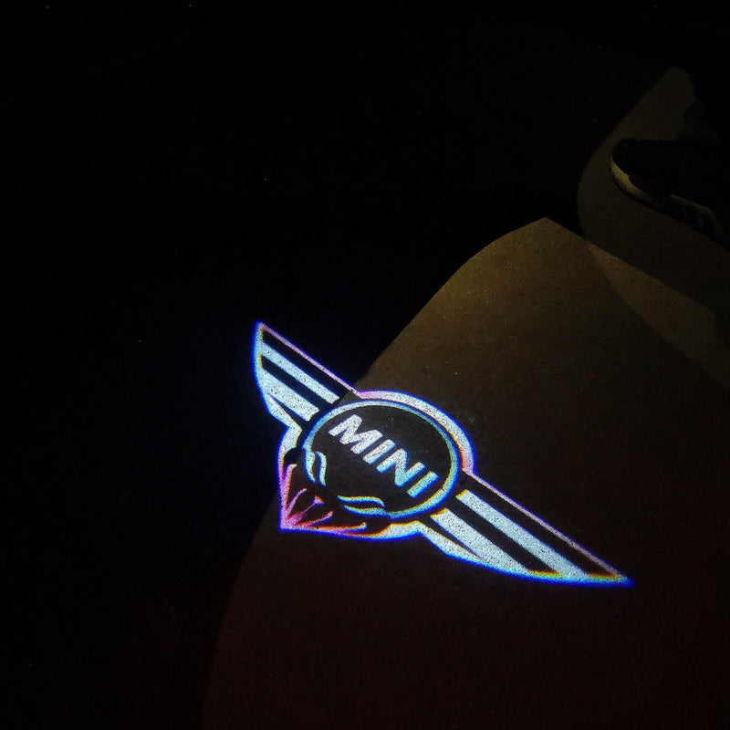 MINI ORIGINAL LOGO PROJECROTR LIGHTS Nr.13 (quantity  1 =  2 Logo Film /  2 door lights)