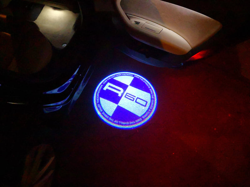 MINI R 60  LOGO PROJECROTR LIGHTS Nr.151 (quantity  1 =  2 Logo Film /  2 door lights)