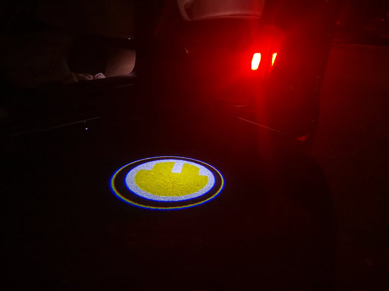 MINI ELECTRIC  LOGO PROJECROTR LIGHTS Nr.81 (quantity  1 =  2 Logo Film /  2 door lights)