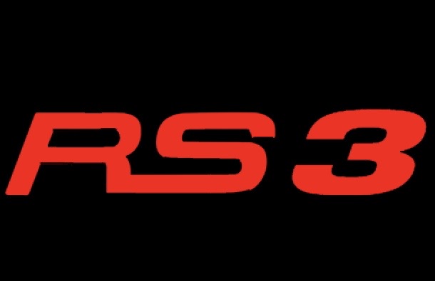 AUDI RS3 LOGO PROJECTOT LIGHTS Nr.139  (quantity 1 = 2 Logo Films /2 door lights）