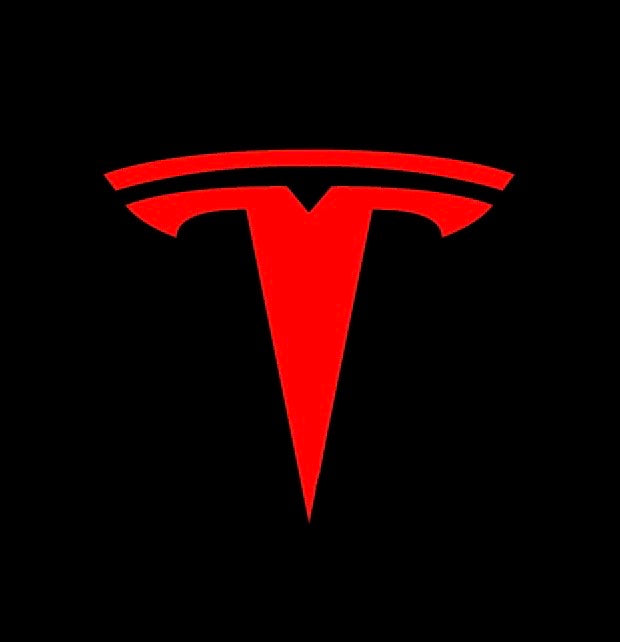 TESLA LOGO PROJECROTR LIGHTS Nr.1522 (quantity  1 =  2 Logo Film /  2 door lights)