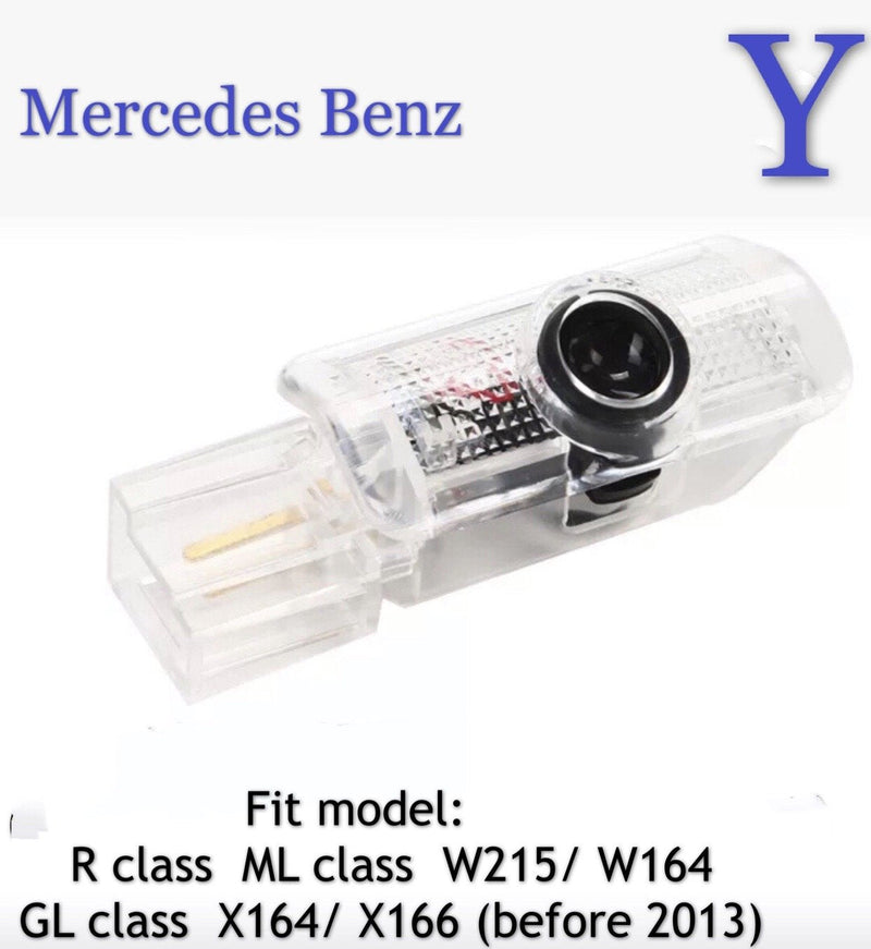 MERCEDES BENZ LOGO PROJECTOT LIGHTS Nr.01 (quantity 1 = 1 sets/2 door lights)