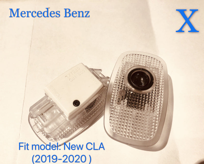 MERCEDES BENZ LOGO PROJECTOT LIGHTS Nr.01 (quantity 1 = 1 sets/2 door lights)