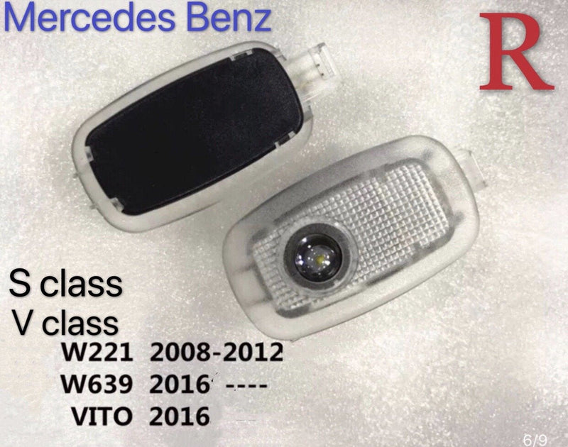 MERCEDES BENZ LOGO PROJECTOT LIGHTS Nr.01 (quantity 1 = 1 sets/2 door lights)