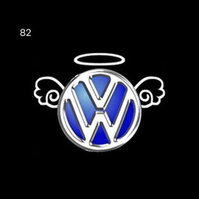 Volkswagen Door lights Original Logo  Nr. 10  ( quantity 1 = 2 logo film  / 2 door lights)