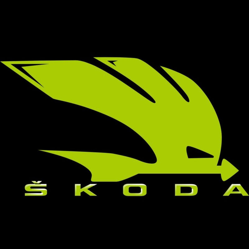 SKODA ORIGINAL LOGO PROJECTOT LIGHTS Nr. 38 (quantity  1 =  2 Logo Film /  2 door lights)