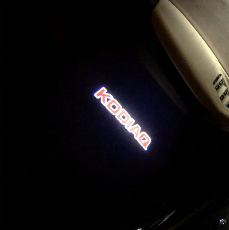 SKODA KODIAQ LOGO PROJECTOT LIGHTS Nr.100 (quantity  1 =  2 Logo Film /  2 door lights)