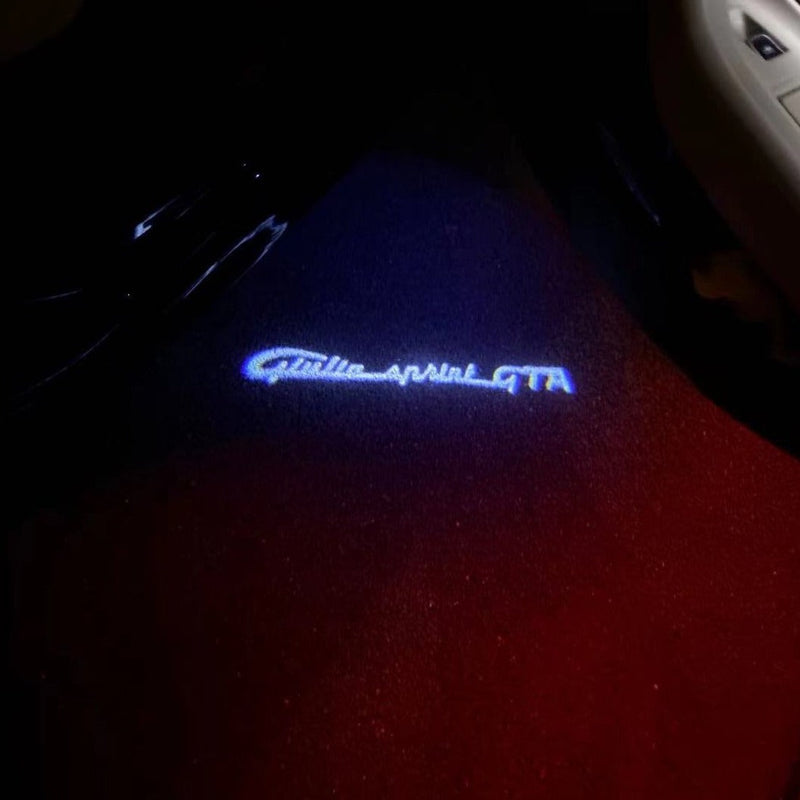 Alfa Romeo Giulietta GTA LOGO PROJECTOT LIGHTS Nr.76 (quantity  1 =  2 Logo Film /  2 door lights)