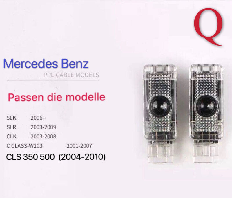 MERCEDES BENZ LOGO PROJECTOT LIGHTS Nr.01 (quantity 1 = 1 sets/2 door lights)