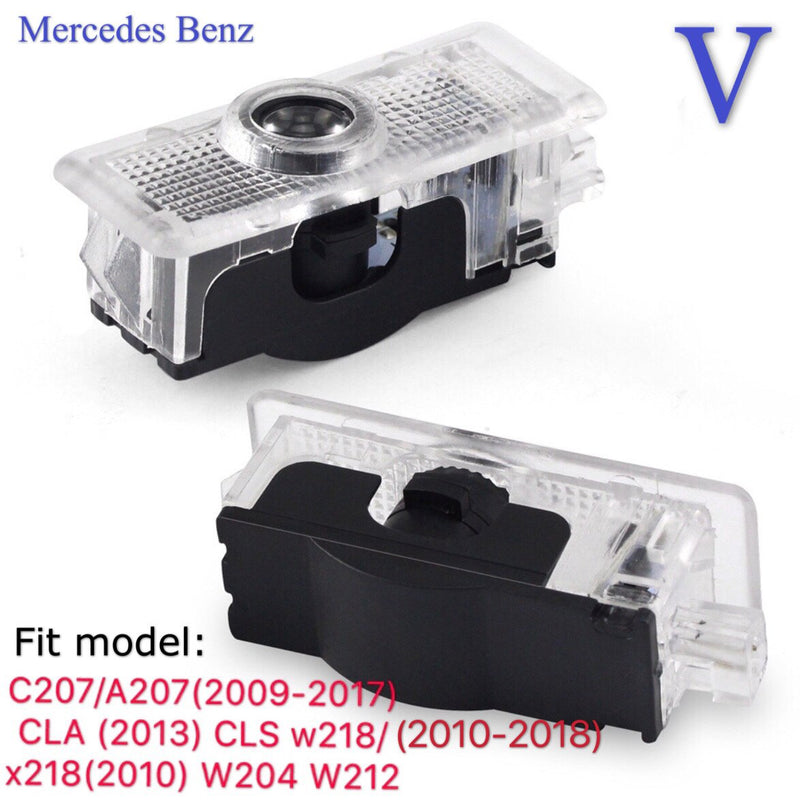 MERCEDES BENZ LOGO PROJECTOT LIGHTS Nr.01 (quantity 1 = 1 sets/2 door lights)