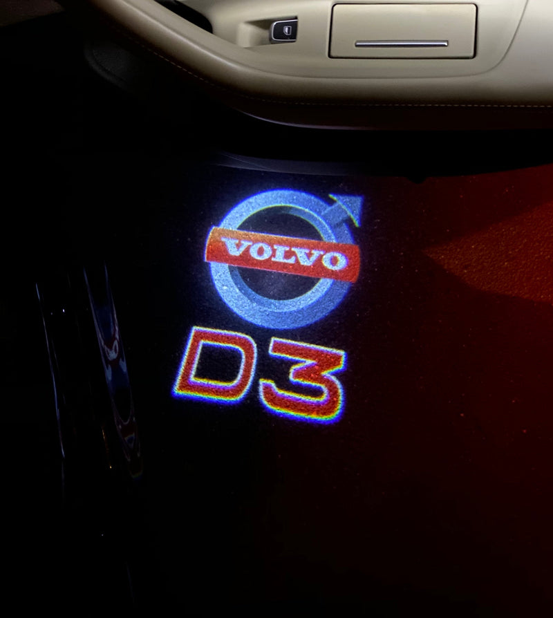 Volvo  D3 LOGO PROJECROTR LIGHTS Nr.27 (quantity  1 =  2 Logo Film /  2 door lights)