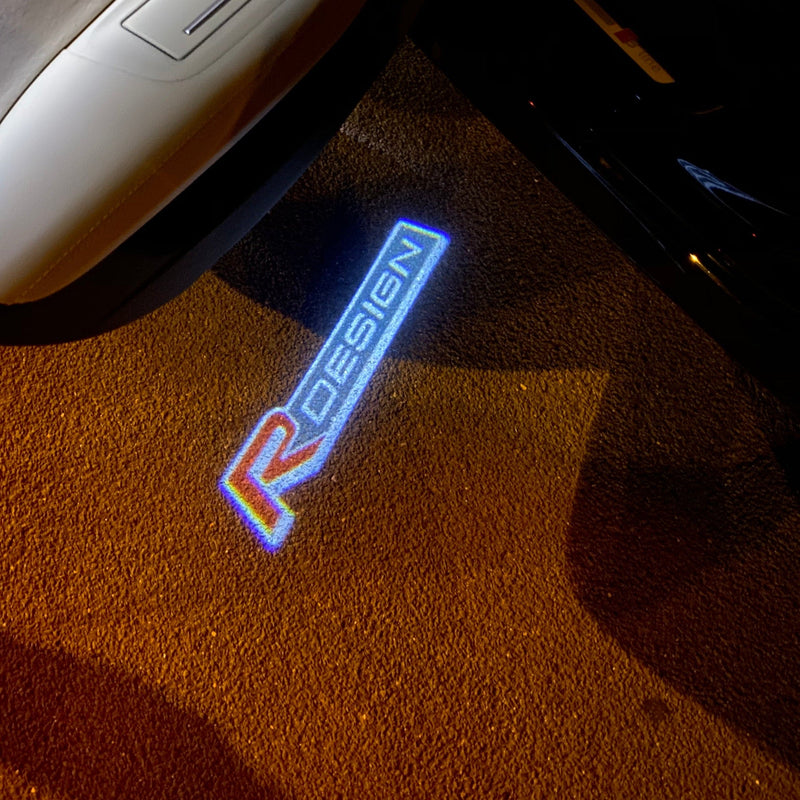 Volvo R DESIGN LOGO PROJECROTR LIGHTS Nr.60 (quantity  1 =  2 Logo Film /  2 door lights)