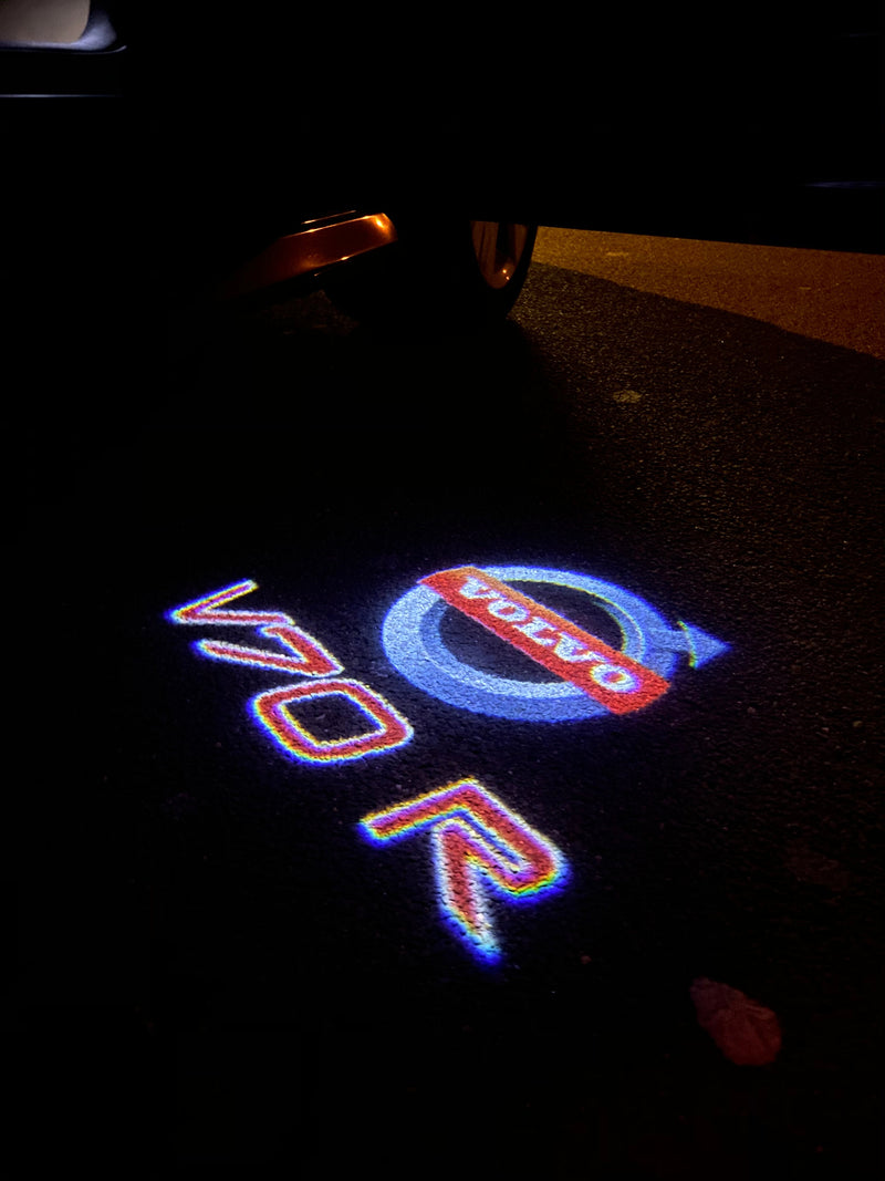 Volvo V70 R LOGO PROJECROTR LIGHTS Nr.20 (quantity  1 =  2 Logo Film /  2 door lights)