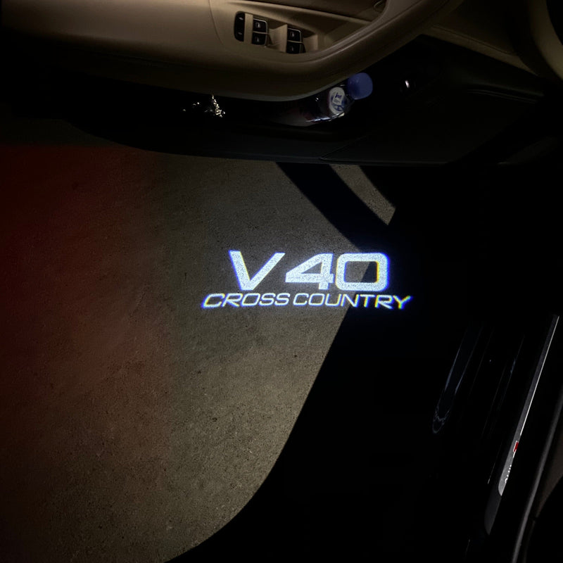 Volvo V40 LOGO PROJECROTR LIGHTS Nr.100 (quantity  1 =  2 Logo Film /  2 door lights)