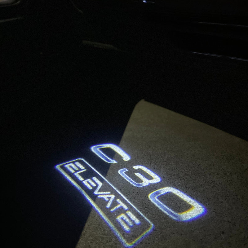 Volvo C 30 LOGO PROJECROTR LIGHTS Nr.121 (quantity  1 =  2 Logo Film /  2 door lights)