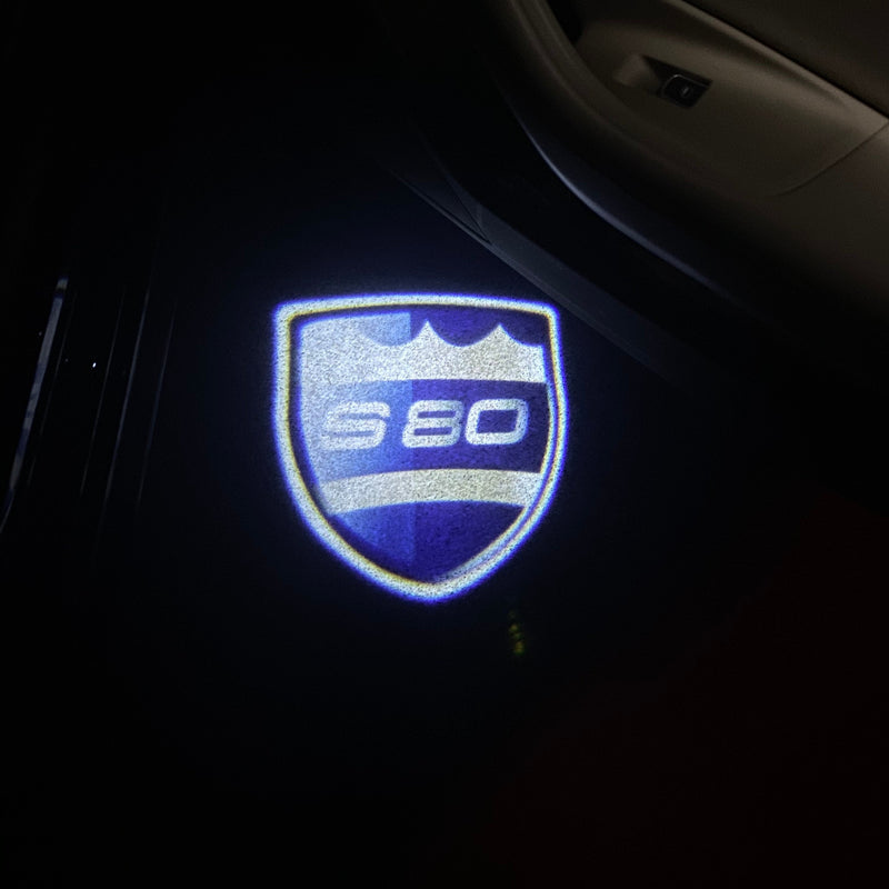 Volvo S 80 LOGO PROJECROTR LIGHTS Nr.135 (quantity  1 =  2 Logo Film /  2 door lights)