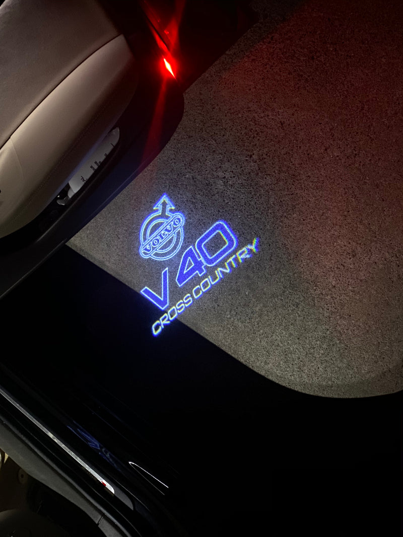 Volvo V 40 LOGO PROJECROTR LIGHTS Nr.101 (quantity  1 =  2 Logo Film /  2 door lights)