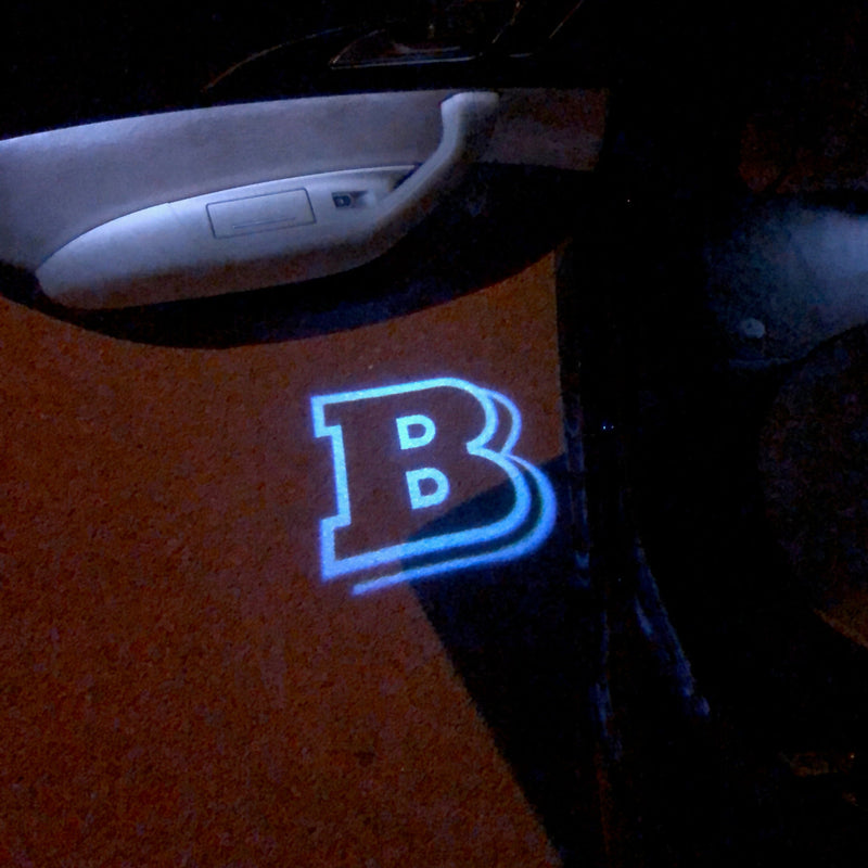 MERCEDES BENZ BRABUS LOGO PROJECTOT LIGHTS Nr.23 (quantity 1  = 1 sets/2 door lights)