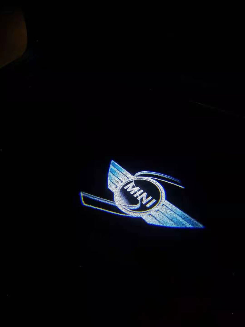 MINI S LOGO PROJECROTR LIGHTS Nr.52 (quantity  1 =  2 Logo Film /  2 door lights)