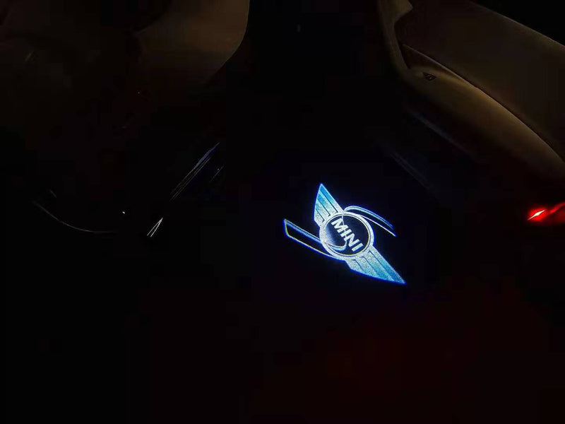 MINI S LOGO PROJECROTR LIGHTS Nr.52 (quantity  1 =  2 Logo Film /  2 door lights)