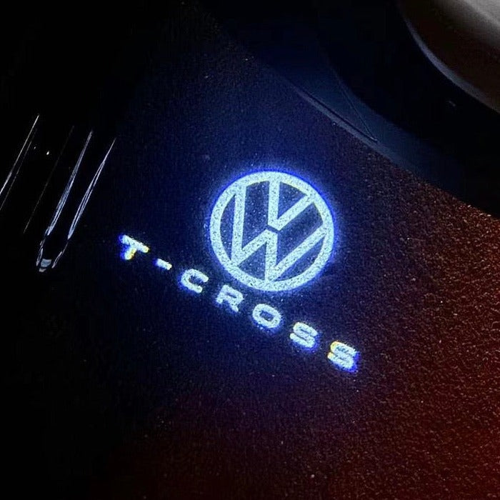 Volkswagen Door lights T-CROSS Logo  Nr. 129 (quantity 1 = 2 Logo Films /2 door lights）