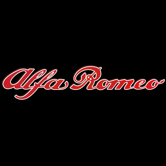 Alfa Romeo RED COLOR  LOGO PROJECTOT LIGHTS Nr.05 (quantity  1 =  2 Logo Film /  2 door lights)