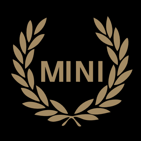 MINI ORIGINAL LOGO PROJECROTR LIGHTS Nr.89 (quantity  1 =  2 Logo Film /  2 door lights)